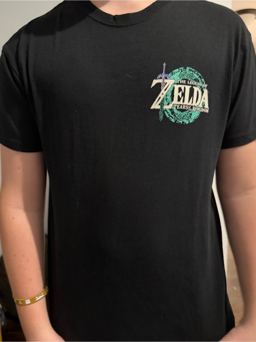 Nintendo Black T‑Shirt with White Logo Print